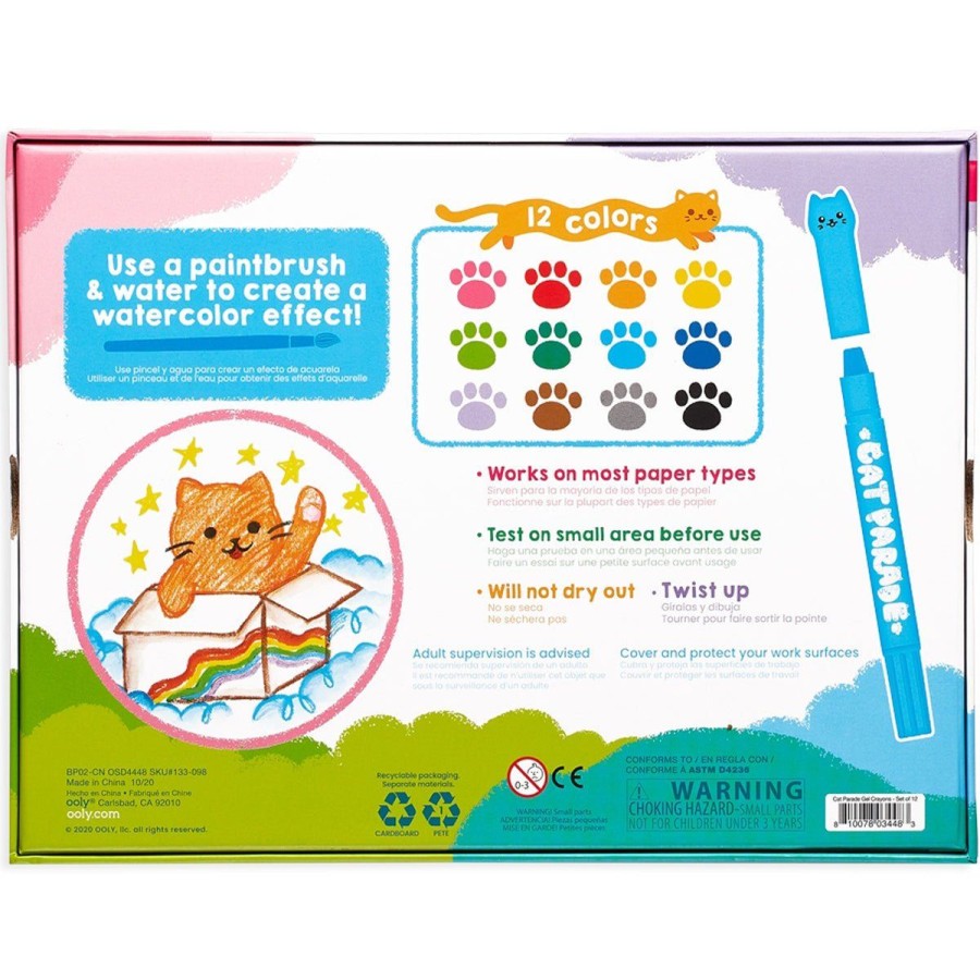 Kids Lockwood Arts & Crafts | Cat Parade Gel Crayons