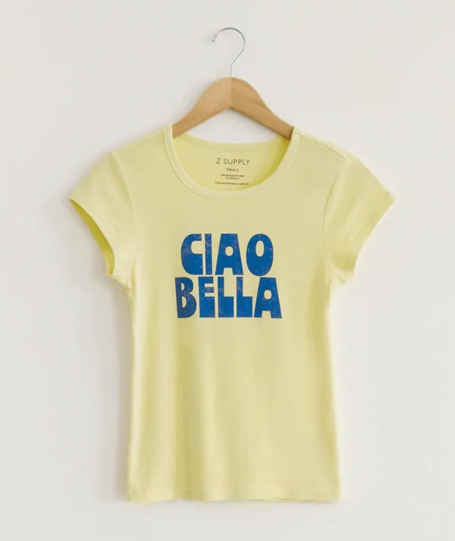 Women Lockwood Tees & Tops | Ciao Cheeky Tee In Pina Colada