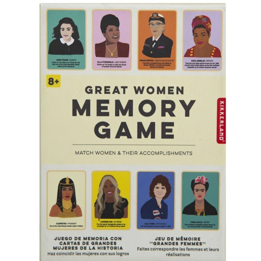 Home Lockwood Games & Tarot | Great Women Memory Game