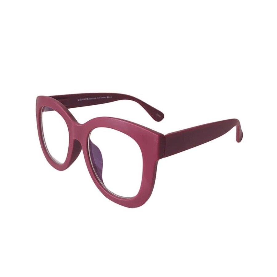 Accessories Lockwood | Helen Blue Light Blocker Glasses-Matte Currant