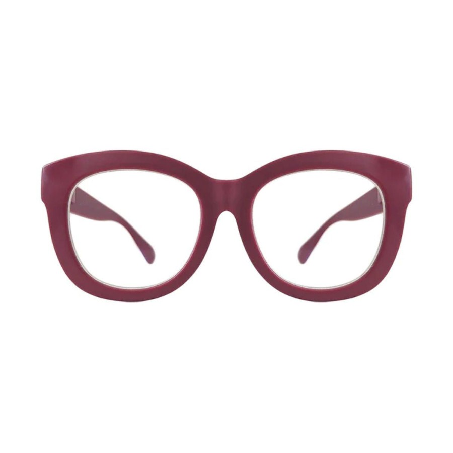 Accessories Lockwood | Helen Blue Light Blocker Glasses-Matte Currant