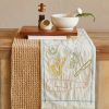 Home Lockwood Tabletop & Serving | Woven Embroidered Table Runner W/Tablescape