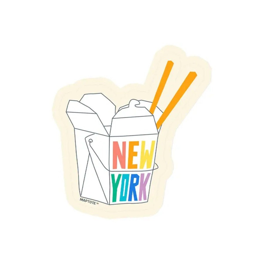 Paper Lockwood Stickers | Maptote Nyc Sticker