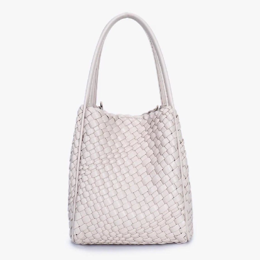 Accessories Lockwood | Hollace Woven Mini Tote-Cream