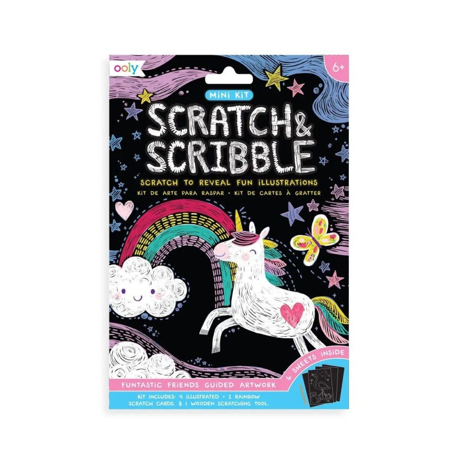 Kids Lockwood Arts & Crafts | Mini Scratch & Scribble Kits