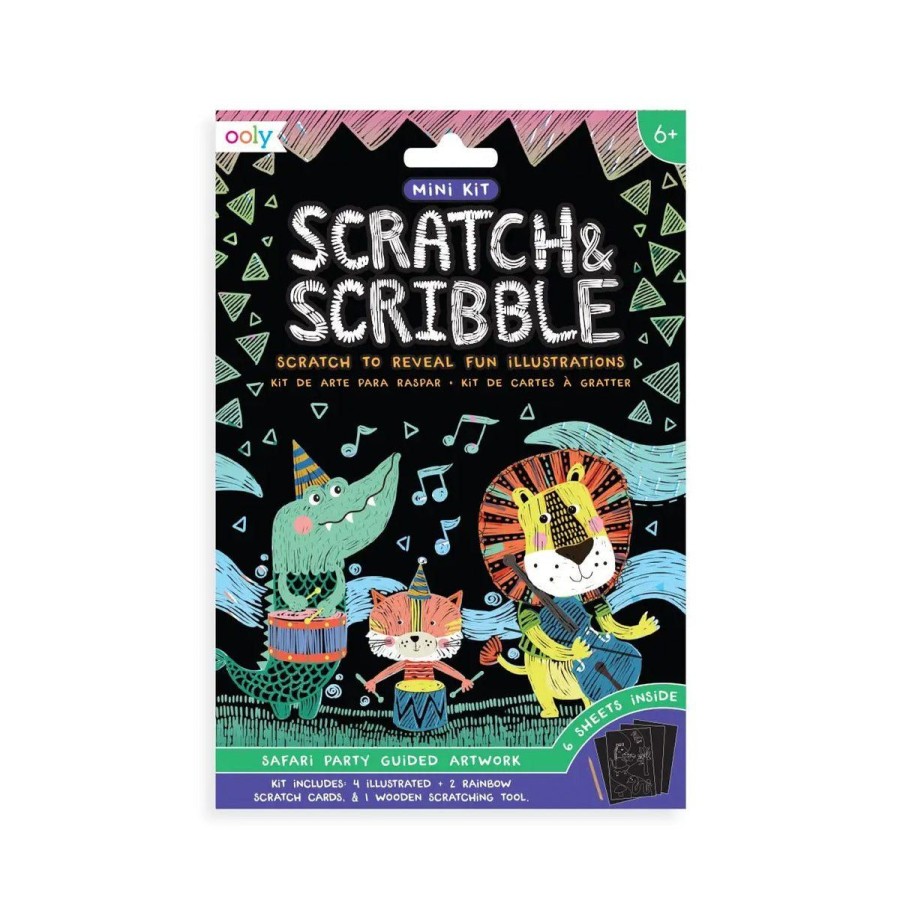 Kids Lockwood Arts & Crafts | Mini Scratch & Scribble Kits